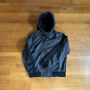 Calvin Klein Men’s Asymmetrical Zip Hooded Jacket